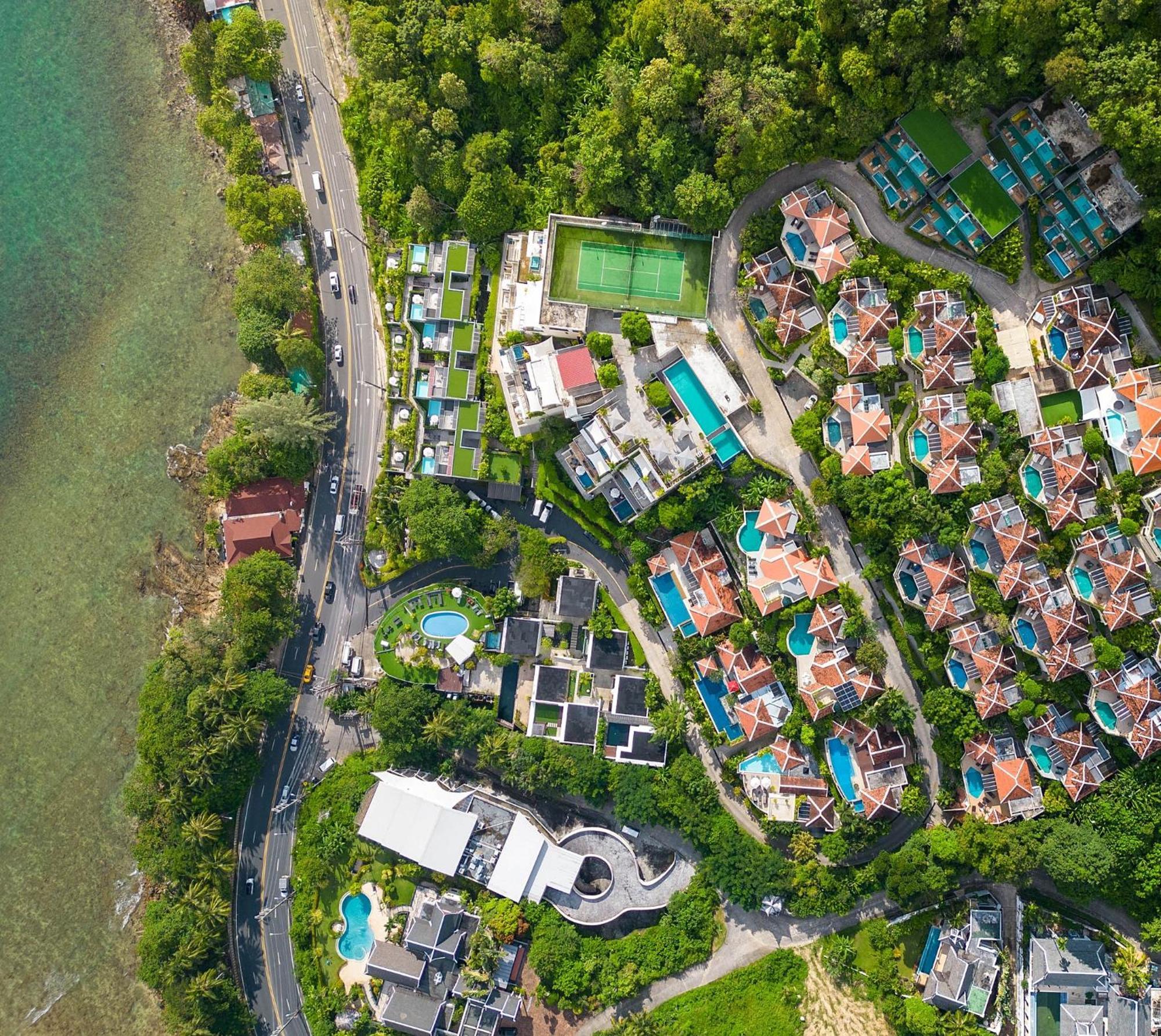 Indochine Resort And Villas - Sha Extra Plus Patong Экстерьер фото Aerial view of the resort
